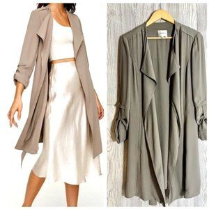 BABATON QUINCEY Jacket Aritzia Size Large Flowy Trench Luxury